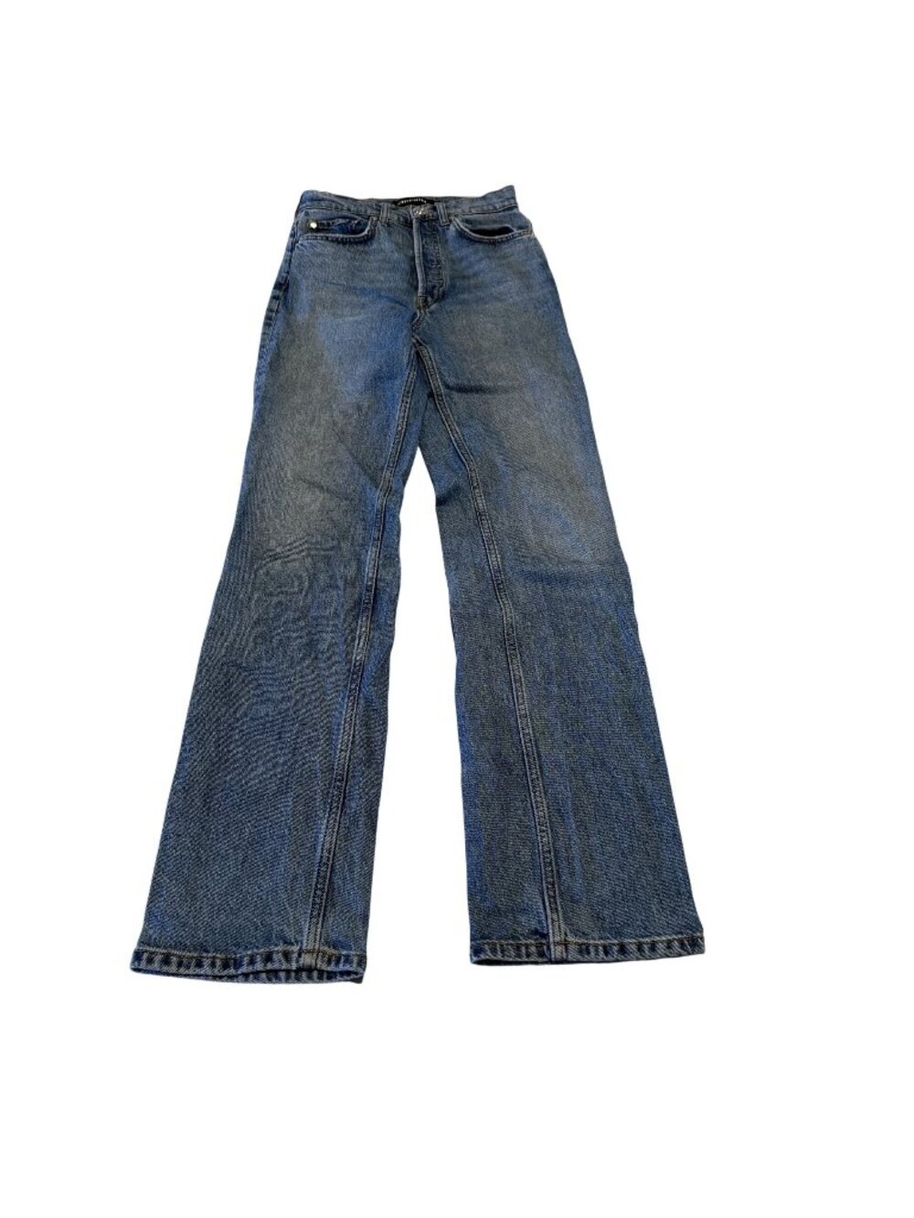 EB Denim Medium Wash Blue Denim Cotton Blend Bootcut Jeans Women's Size 25